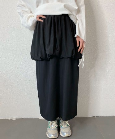 Black Bubble Skirt #250333